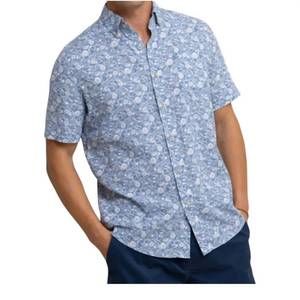 NEW SOUTHERN TIDE caps off sport shirt in coronet blue